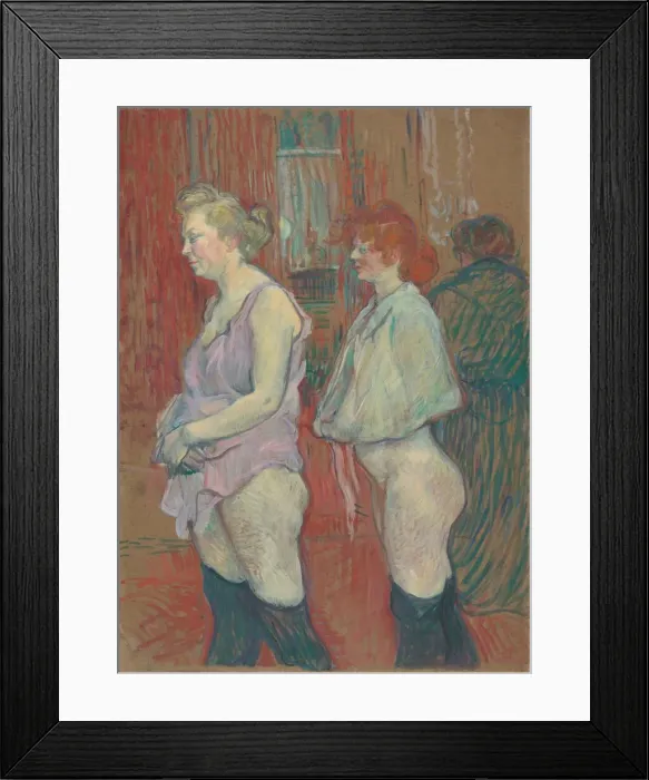 Framed Print : Rue des Moulins, 1894, 1894. Creator: Henri de Toulouse-Lautrec Framed Print : Rue des Moulins, 1894, 1894. Creator: Henri de Toulouse-Lautrec