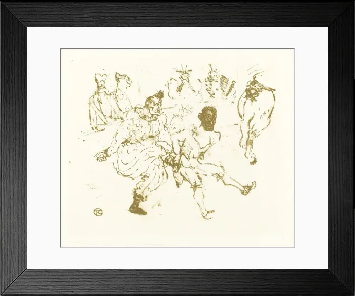 Framed Print : Footit and Chocolat (Footit et Chocolat). Creator: Henri de Toulouse-Lautrec Framed Print : Footit and Chocolat (Footit et Chocolat). Creator: Henri de Toulouse-Lautrec