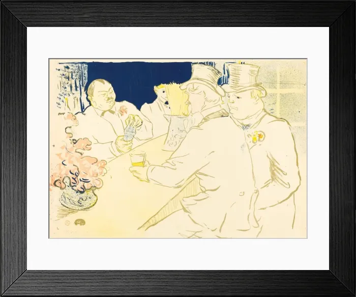 Framed Print : Irish and American Bar, rue Royale, 1896. Creator: Henri de Toulouse-Lautrec Framed Print : Irish and American Bar, rue Royale, 1896. Creator: Henri de Toulouse-Lautrec