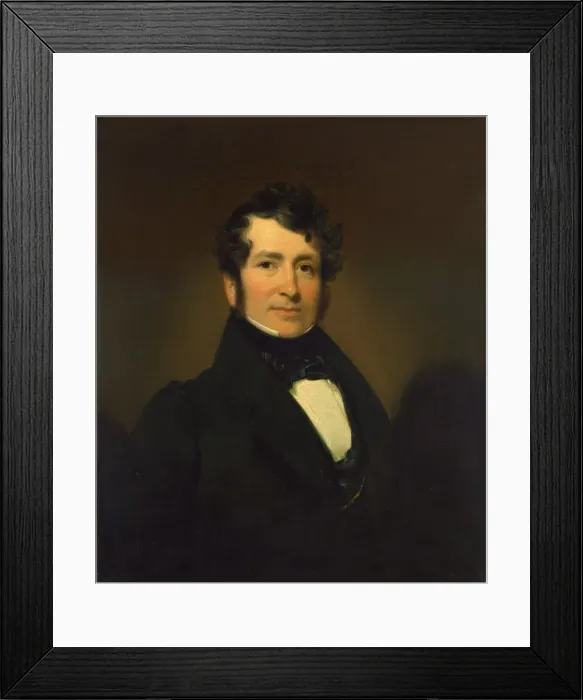 Framed Print : George Pope Morris, c. 1836. Creator: Henry Inman Framed Print : George Pope Morris, c. 1836. Creator: Henry Inman