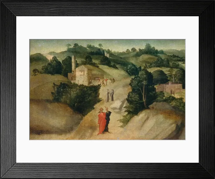 Framed Print : Scenes from a Legend, probably c. 1515 / 1520. Creator: Giovanni di Lorenzo Larciani Framed Print : Scenes from a Legend, probably c. 1515 / 1520. Creator: Giovanni di Lorenzo Larciani