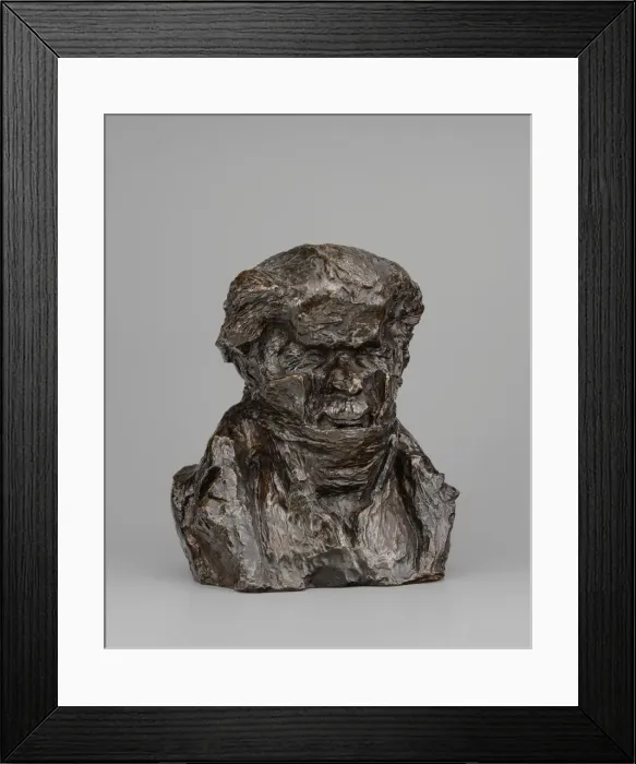 Framed Print : Jean-Pons-Guillaume Viennet, model c. 1832  /  1835, cast 1929  /  1930. Creator: Honore Daumier