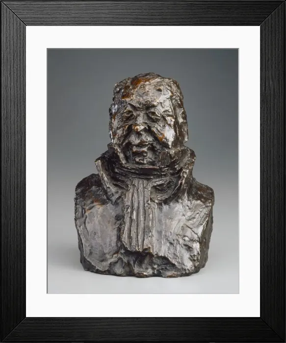 Framed Print : Alexandre Lecomte, model c. 1832 / 1835, cast 1929 / 1940. Creator: Honore Daumier Framed Print : Alexandre Lecomte, model c. 1832 / 1835, cast 1929 / 1940. Creator: Honore Daumier