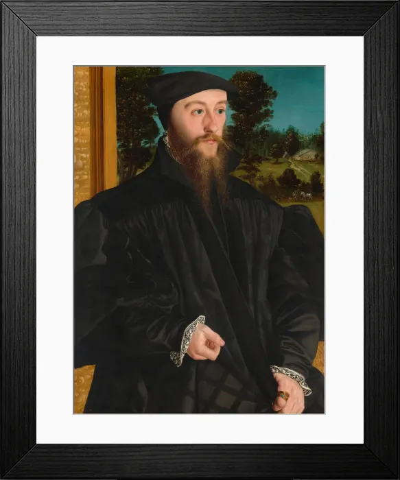 Framed Print : A Member of the Froschl Family, c. 1539 / 1540. Creator: Hans Mielich Framed Print : A Member of the Froschl Family, c. 1539 / 1540. Creator: Hans Mielich