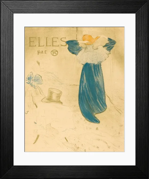 Framed Print : Frontispiece, 1896. Creator: Henri de Toulouse-Lautrec Framed Print : Frontispiece, 1896. Creator: Henri de Toulouse-Lautrec