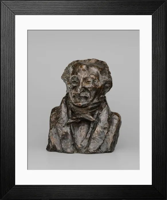 Framed Print : Alexandre-Simon Pataille, model c. 1832 / 1835, cast 1929 / 1950. Creator: Honore Daumier Framed Print : Alexandre-Simon Pataille, model c. 1832 / 1835, cast 1929 / 1950. Creator: Honore Daumier