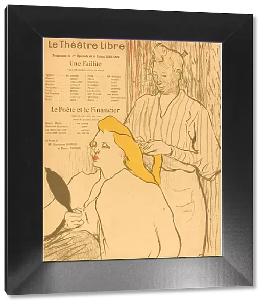 The Hairdresser - Program for the Theatre-Libre (Le coiffeur - Programme du Thé