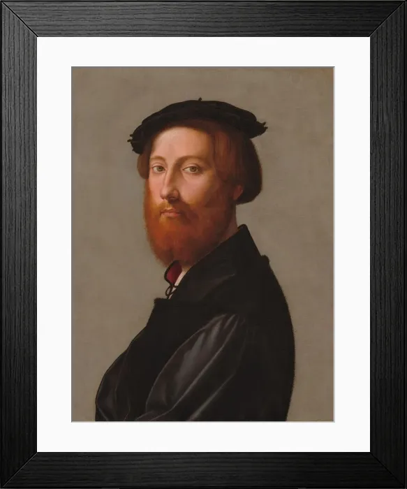 Framed Print : Leonardo de Ginori, c. 1528. Creator: Giuliano Bugiardini Framed Print : Leonardo de Ginori, c. 1528. Creator: Giuliano Bugiardini