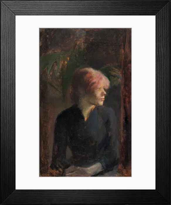 Framed Print : Carmen Gaudin, 1885. Creator: Henri de Toulouse-Lautrec Framed Print : Carmen Gaudin, 1885. Creator: Henri de Toulouse-Lautrec