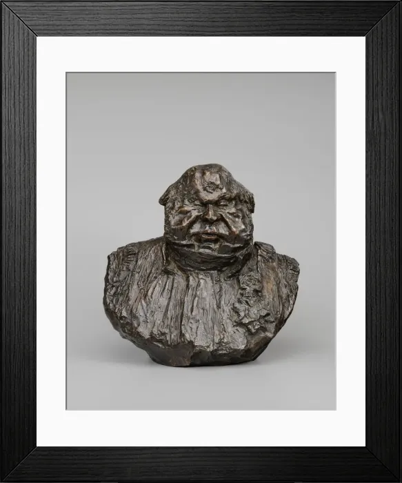 Framed Print : Hippolyte-Abraham Dubois, model c. 1832 / 1835, cast 1929 / 1950. Creator: Honore Daumier Framed Print : Hippolyte-Abraham Dubois, model c. 1832 / 1835, cast 1929 / 1950. Creator: Honore Daumier