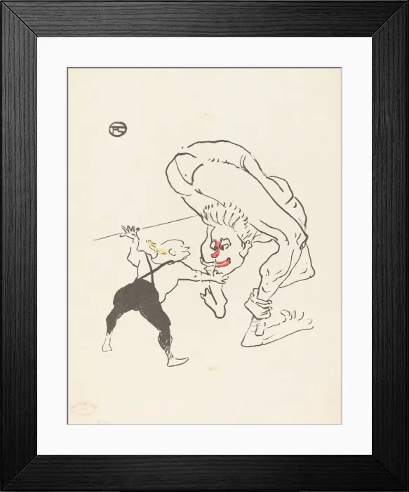 Framed Print : The Marco Brothers, 1895. Creator: Henri de Toulouse-Lautrec Framed Print : The Marco Brothers, 1895. Creator: Henri de Toulouse-Lautrec