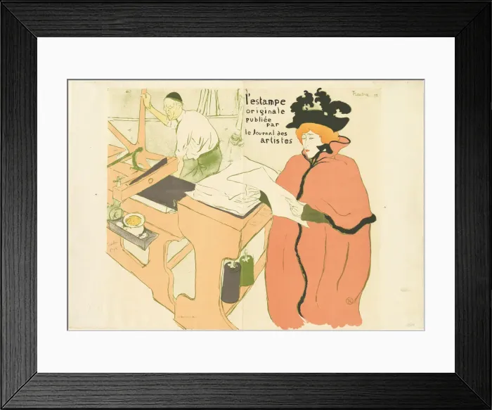 Framed Print : Cover for L estampe originale'(Couverture de L estampe originale') Framed Print : Cover for L estampe originale'(Couverture de L estampe originale')