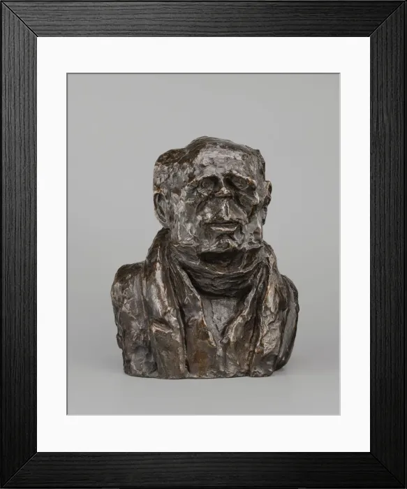 Framed Print : Benjamin Delessert, model c. 1832 / 1835, cast 1929 / 1930. Creator: Honore Daumier Framed Print : Benjamin Delessert, model c. 1832 / 1835, cast 1929 / 1930. Creator: Honore Daumier