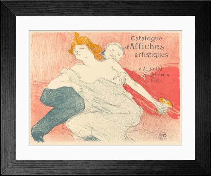 Framed Print : Debauchery (Debauche), 1896. Creator: Henri de Toulouse-Lautrec Framed Print : Debauchery (Debauche), 1896. Creator: Henri de Toulouse-Lautrec