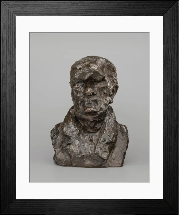 Framed Print : Auguste-Hippolyte Ganneron, model c. 1832 / 1835, cast 1929 / 1930. Creator: Honore Daumier Framed Print : Auguste-Hippolyte Ganneron, model c. 1832 / 1835, cast 1929 / 1930. Creator: Honore Daumier