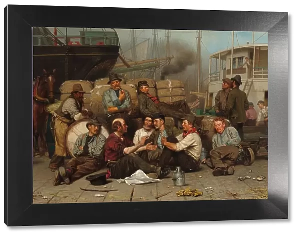 The Longshoremens Noon, 1879. Creator: John George Brown