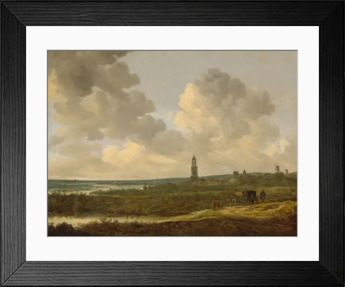 Framed Print : View of Rhenen, 1646. Creator: Jan van Goyen Framed Print : View of Rhenen, 1646. Creator: Jan van Goyen
