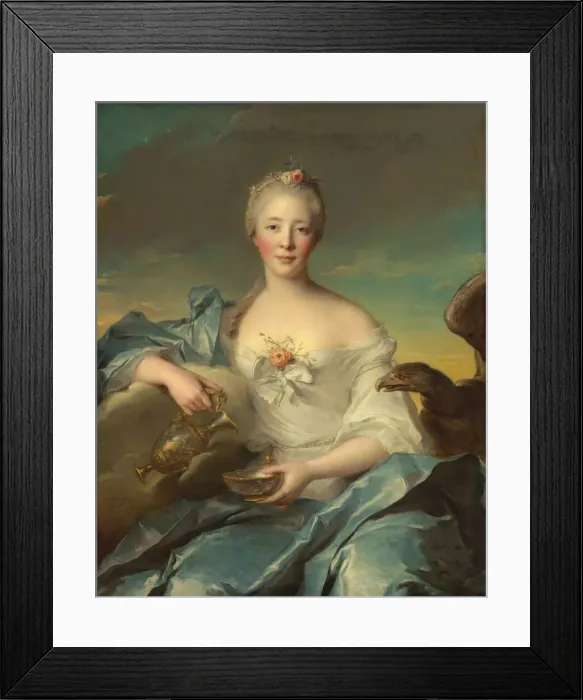 Framed Print : Madame Le Fevre de Caumartin as Hebe, 1753. Creator: Jean-Marc Nattier Framed Print : Madame Le Fevre de Caumartin as Hebe, 1753. Creator: Jean-Marc Nattier