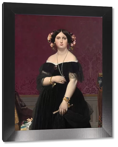 Madame Moitessier, 1851. Creator: Jean-Auguste-Dominique Ingres