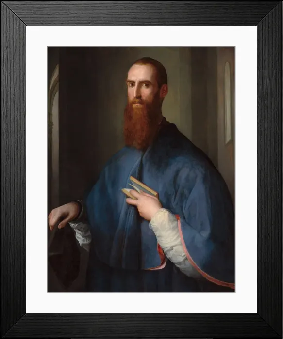 Framed Print : Monsignor della Casa, probably 1541 / 1544. Creator: Jacopo Pontormo Framed Print : Monsignor della Casa, probably 1541 / 1544. Creator: Jacopo Pontormo