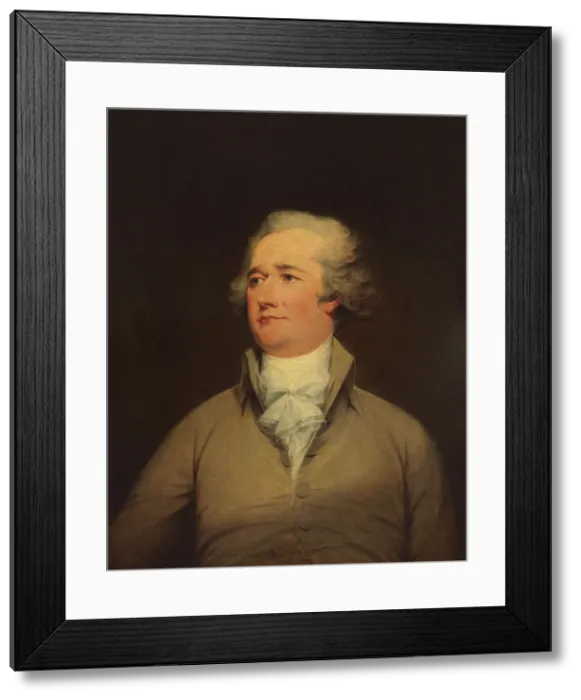 Framed Print : Alexander Hamilton, c. 1792. Creator: John Trumbull