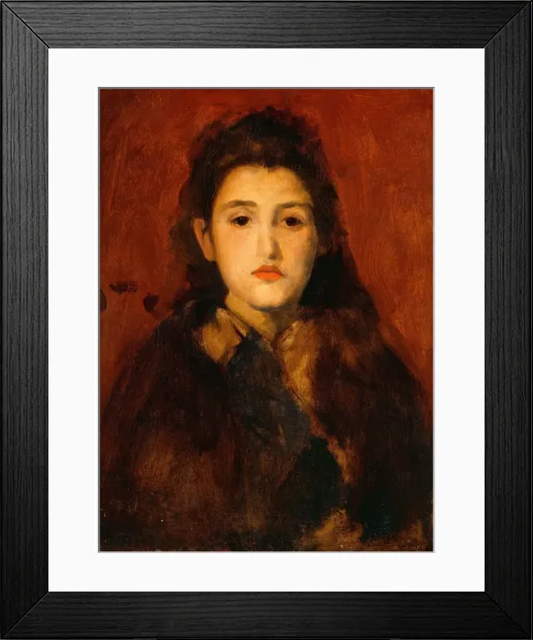Framed Print : Alice Butt, c. 1895. Creator: James Abbott McNeill Whistler