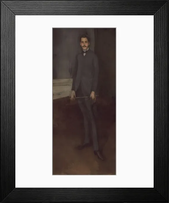 Framed Print : George W. Vanderbilt, 1897 / 1903. Creator: James Abbott McNeill Whistler Framed Print : George W. Vanderbilt, 1897 / 1903. Creator: James Abbott McNeill Whistler
