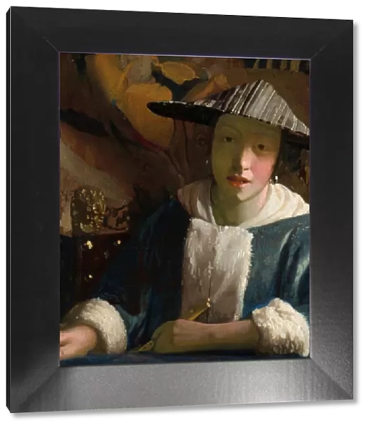 Girl with a Flute, probably 1665  /  1675. Creator: Jan Vermeer