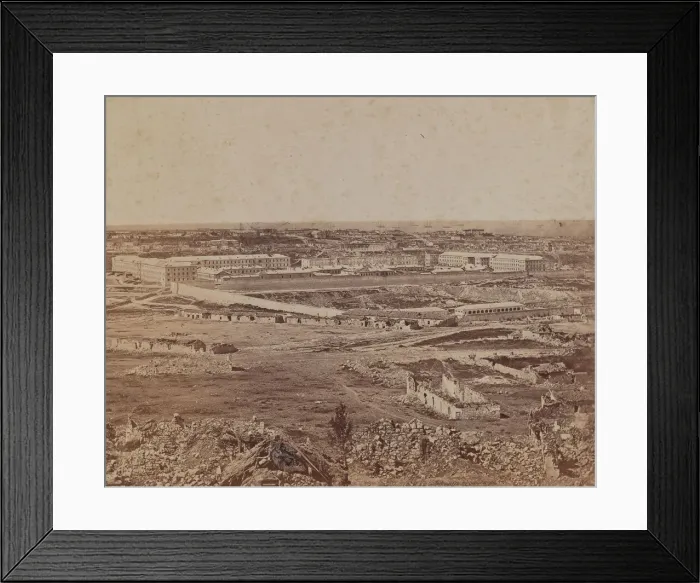 Framed Print : Panorama of Sebastopol No. 1, 1855-1856. Creator: James Robertson Framed Print : Panorama of Sebastopol No. 1, 1855-1856. Creator: James Robertson
