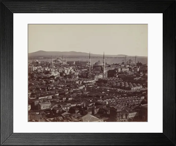 Framed Print : Panorama of Constantinople, 1857. Creator: James Robertson Framed Print : Panorama of Constantinople, 1857. Creator: James Robertson