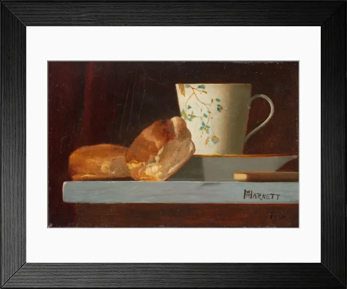 Framed Print : Breakfast, c. 1890s. Creator: John Frederick Peto Framed Print : Breakfast, c. 1890s. Creator: John Frederick Peto