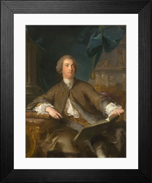 Framed Print : Joseph Bonnier de la Mosson, 1745. Creator: Jean-Marc Nattier Framed Print : Joseph Bonnier de la Mosson, 1745. Creator: Jean-Marc Nattier