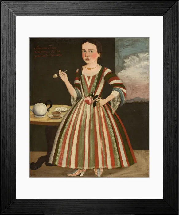 Framed Print : Susanna Truax, 1730. Creator: Pieter Vanderlyn Framed Print : Susanna Truax, 1730. Creator: Pieter Vanderlyn