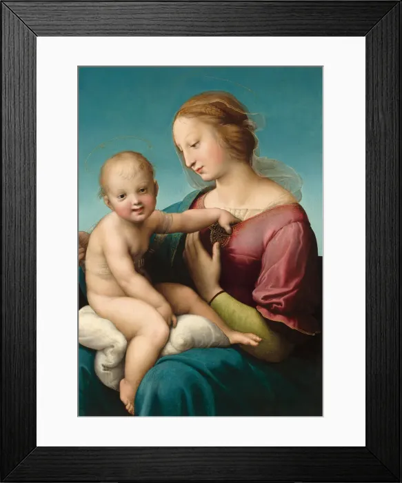 Framed Print : The Niccolini-Cowper Madonna, 1508. Creator: Raphael Framed Print : The Niccolini-Cowper Madonna, 1508. Creator: Raphael