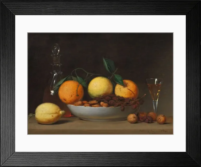 Framed Print : A Dessert, 1814. Creator: Raphaelle Peale Framed Print : A Dessert, 1814. Creator: Raphaelle Peale