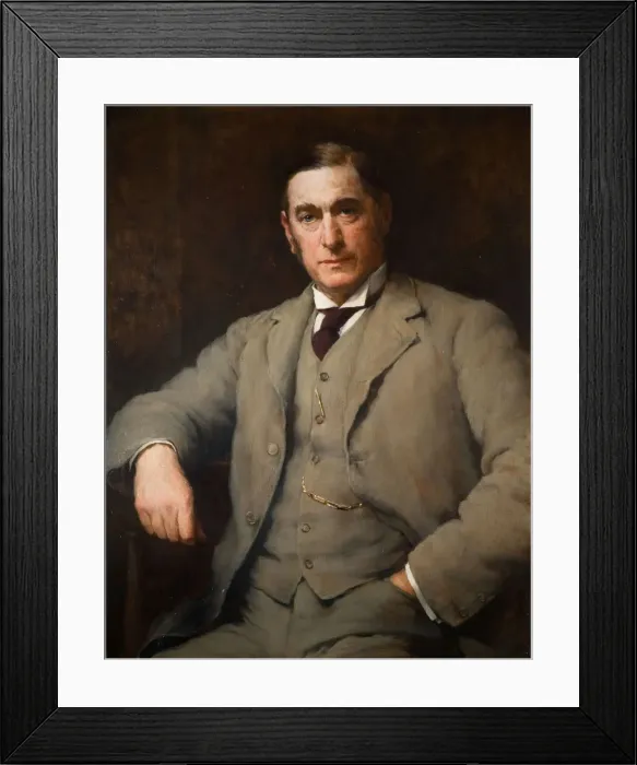 Framed Print : Portrait of Alderman Charles Gabriel Beale, 1901. Creator: Walter William Ouless Framed Print : Portrait of Alderman Charles Gabriel Beale, 1901. Creator: Walter William Ouless