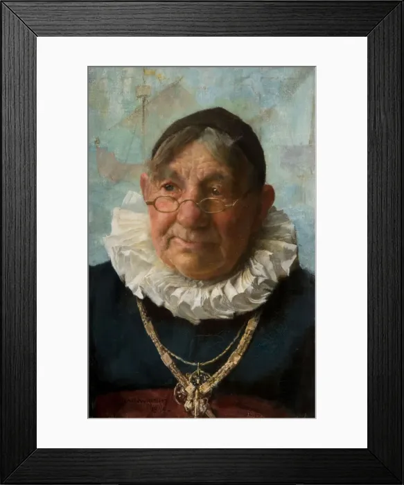 Framed Print : The Old Burgomaster, 1884. Creator: William John Wainwright Framed Print : The Old Burgomaster, 1884. Creator: William John Wainwright