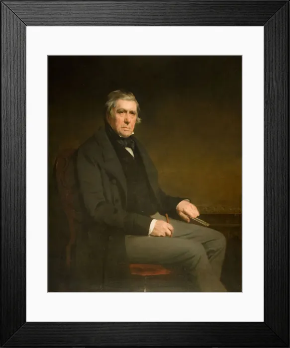 Framed Print : Portrait of David Cox (1783-1859). Creator: John Watson-Gordon Framed Print : Portrait of David Cox (1783-1859). Creator: John Watson-Gordon