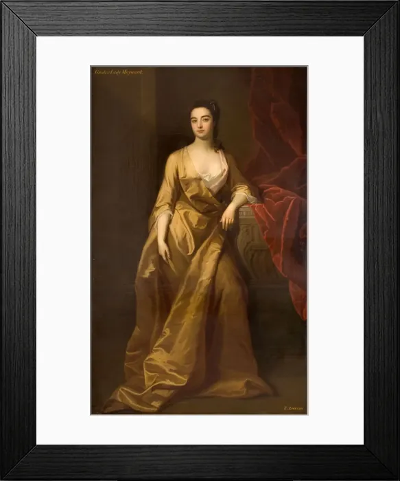 Framed Print : Portrait Of A Lady Maynard, 1745. Creator: Enoch Seeman Framed Print : Portrait Of A Lady Maynard, 1745. Creator: Enoch Seeman