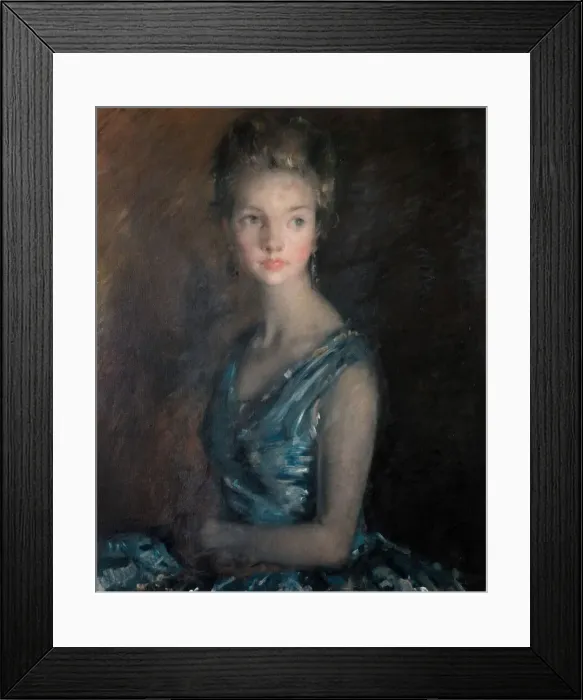 Framed Print : Blue And Silver, 1929. Creator: David Muirhead Framed Print : Blue And Silver, 1929. Creator: David Muirhead