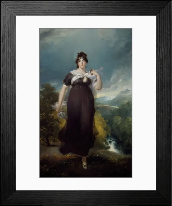 Framed Print : Portrait of Elizabeth, Marchioness Conyngham, 1801-02. Creator: Thomas Lawrence Framed Print : Portrait of Elizabeth, Marchioness Conyngham, 1801-02. Creator: Thomas Lawrence