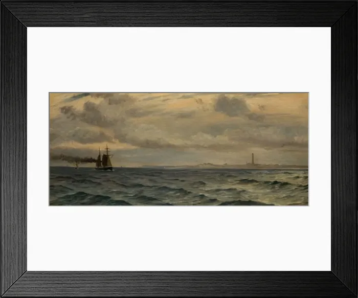 Framed Print : Off The Skagerrak, 1884. Creator: Whitworth Wallis Framed Print : Off The Skagerrak, 1884. Creator: Whitworth Wallis