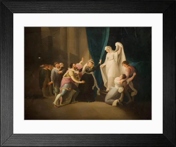 Framed Print : Scene From Shakespeares A Winters Tale, 1770-1800. Creator: William Hamilton Framed Print : Scene From Shakespeares A Winters Tale, 1770-1800. Creator: William Hamilton