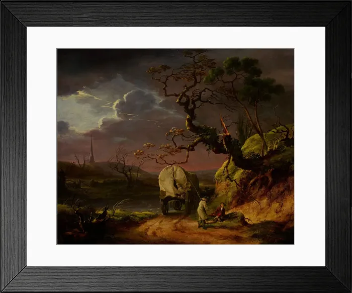 Framed Print : The Thunderstorm, 1780. Creator: William Ashford Framed Print : The Thunderstorm, 1780. Creator: William Ashford