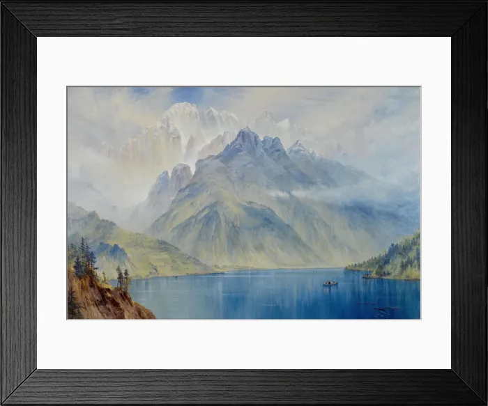 Framed Print : Mt Civetta, 1867. Creator: Elijah Walton Framed Print : Mt Civetta, 1867. Creator: Elijah Walton