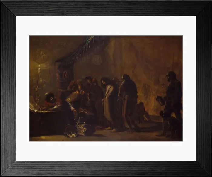 Framed Print : Christ Before Caiaphas, 1640-1645. Creator: Leonard Bramer Framed Print : Christ Before Caiaphas, 1640-1645. Creator: Leonard Bramer