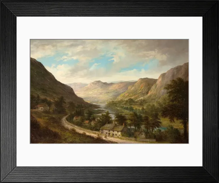 Framed Print : Elan Valley, Radnorshire, 1893. Creator: William R. Stone Framed Print : Elan Valley, Radnorshire, 1893. Creator: William R. Stone