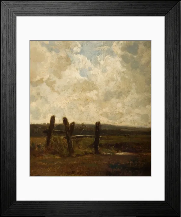 Framed Print : Landscape With a Foreground of Meadowland, 1830-1865. Creator: Constant Troyon Framed Print : Landscape With a Foreground of Meadowland, 1830-1865. Creator: Constant Troyon