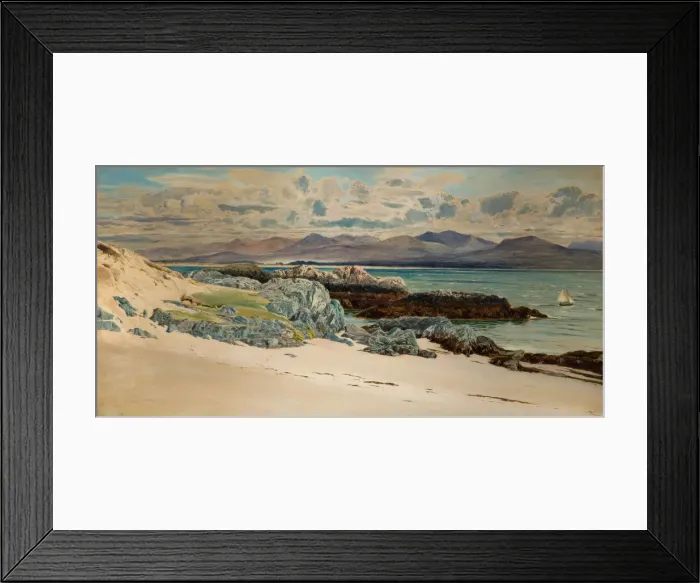 Framed Print : Snowdon And Caernarvon From Llanddwyn Island, 1917. Creator: Frederick William Hayes Framed Print : Snowdon And Caernarvon From Llanddwyn Island, 1917. Creator: Frederick William Hayes