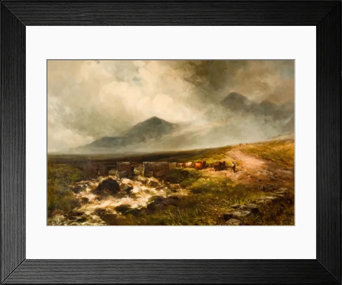 Framed Print : Snowdon, 1894. Creator: Edmund Morison Wimperis Framed Print : Snowdon, 1894. Creator: Edmund Morison Wimperis